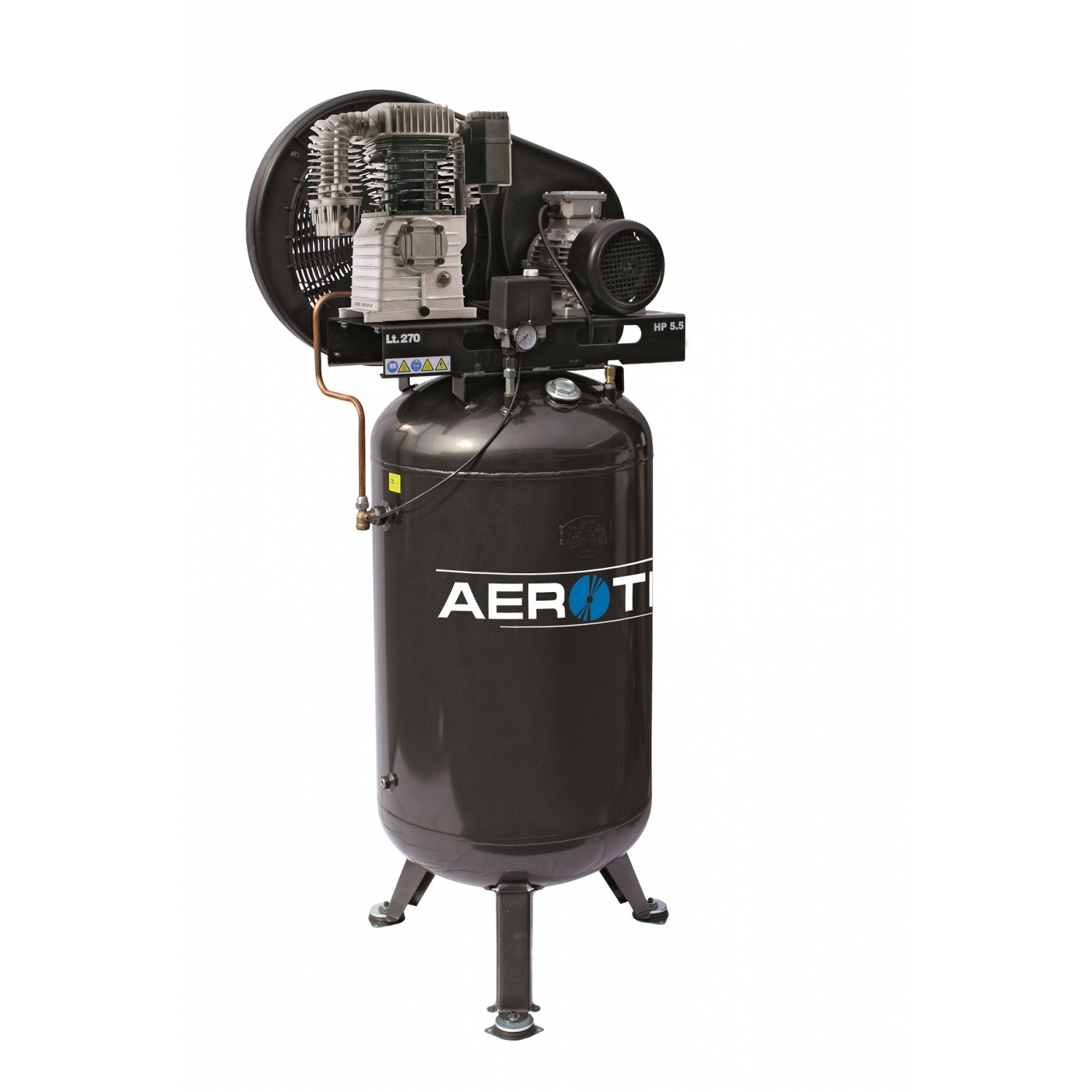 AEROTEC Kolbenkompressor N59-270 PRO stehend - 400 Volt 15 bar AD2000 Stationär
