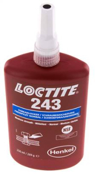 Anaerobe Schraubensicherung, Loctite, 250 ml, mittelfest