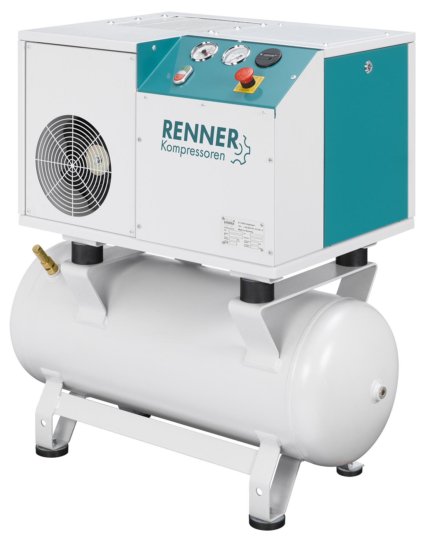 RENNER Schraubenkompressor RSD-B 4,0 Standard mit Behälter