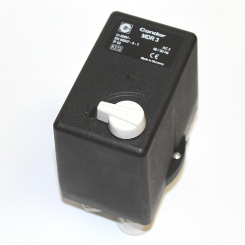 AEROTEC Druckschalter Condor MDR3 - 400 V - 10 bar - 4-6,3 A Inkl. Rilsanventil Druckschalter