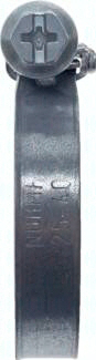 9mm Schlauchschelle 70 - 90mm, Stahl verzinkt (W1) (NORMA) Schneckengewinde