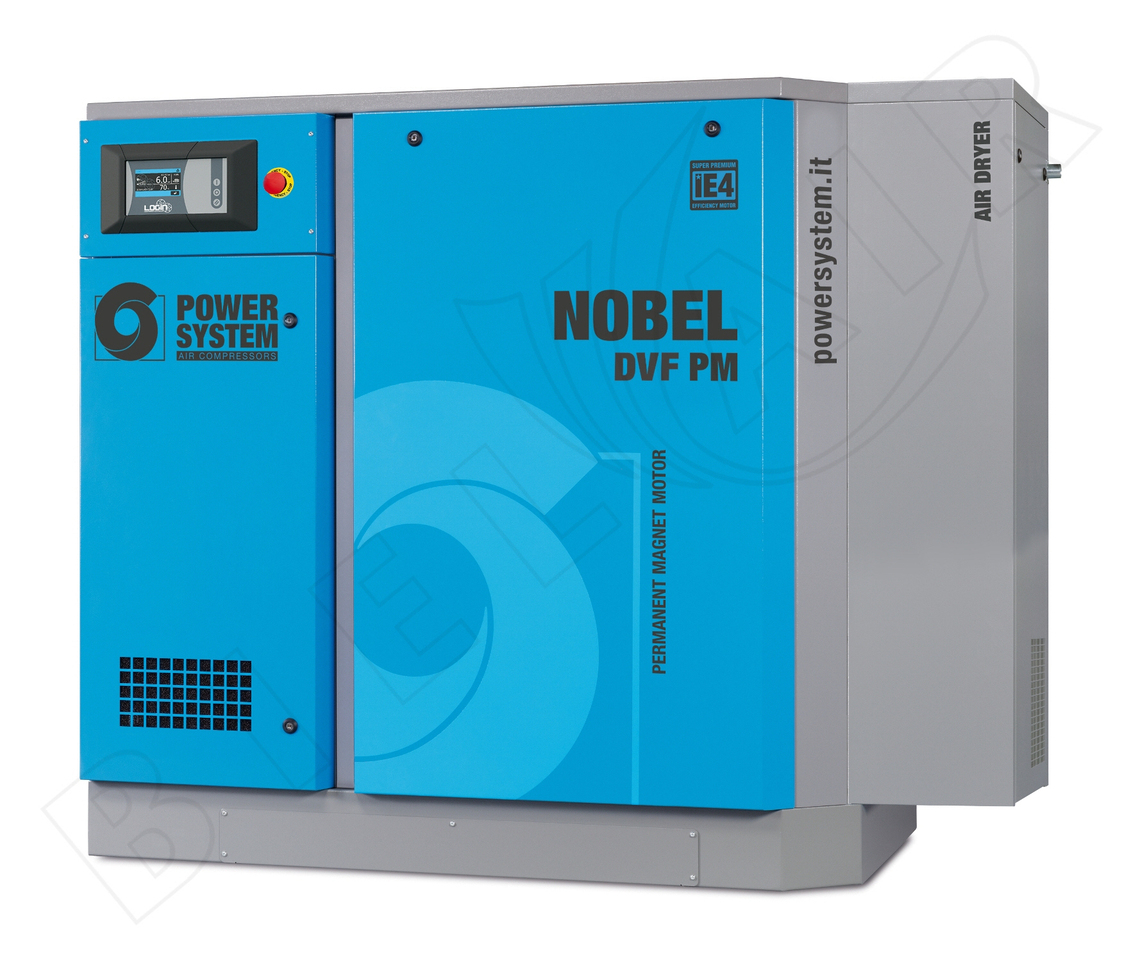 POWERSYSTEM Schraubenkompressor NOBEL 30-08 DVF (PM) LOGIN Frequenzgesteuert mit Kältetrockner