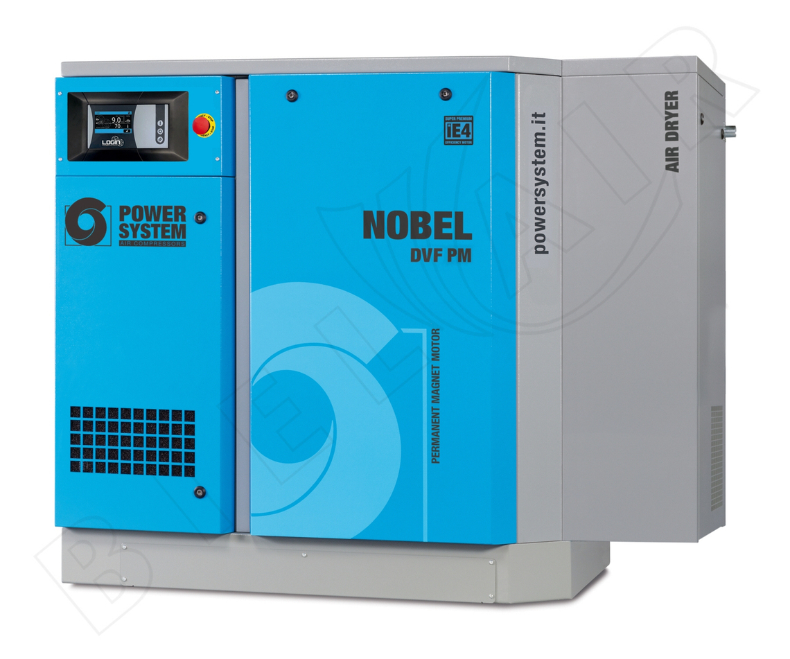 POWERSYSTEM Schraubenkompressor NOBEL 24-08 DVF (PM) LOGIN Frequenzgesteuert mit Kältetrockner