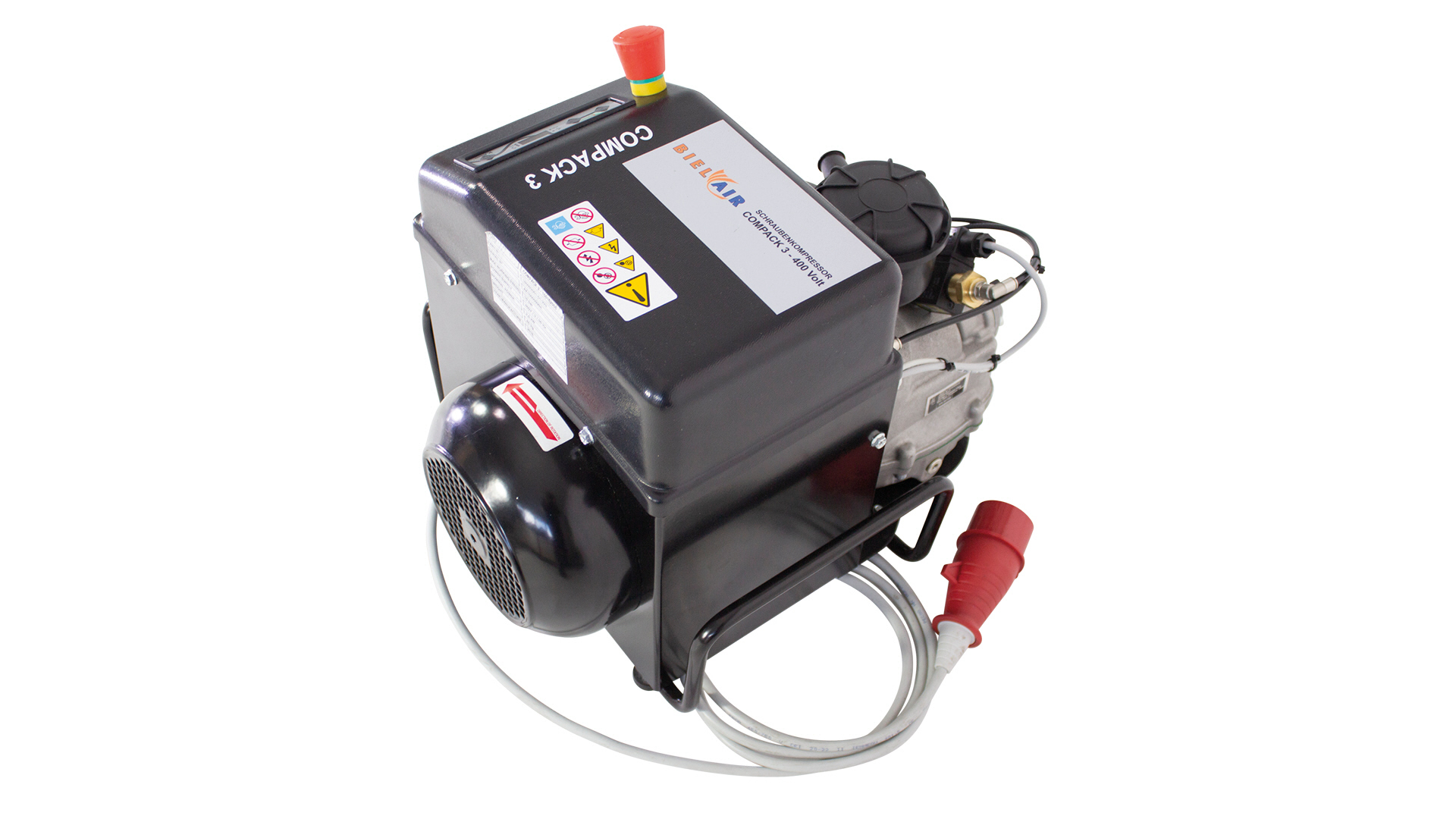BIELAIR Schraubenkompressor COMPACK 3 - 400V | 3KW | 10bar | 360l/min. Standard