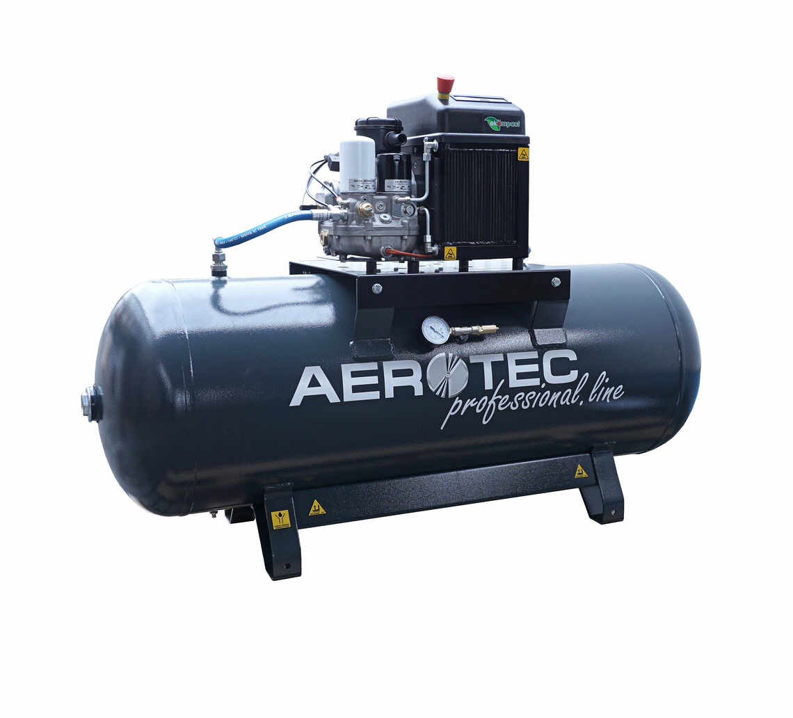 AEROTEC Schraubenkompressor COMPACK 3 - 270L PRO AD2000 400Volt 12,5bar Standard mit Behälter
