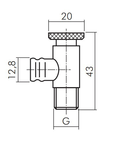 Ablassventil / Entlüftungs-ventil mit Tülle, G 1/8", PN25 Ablass- und Entlüftungsventile