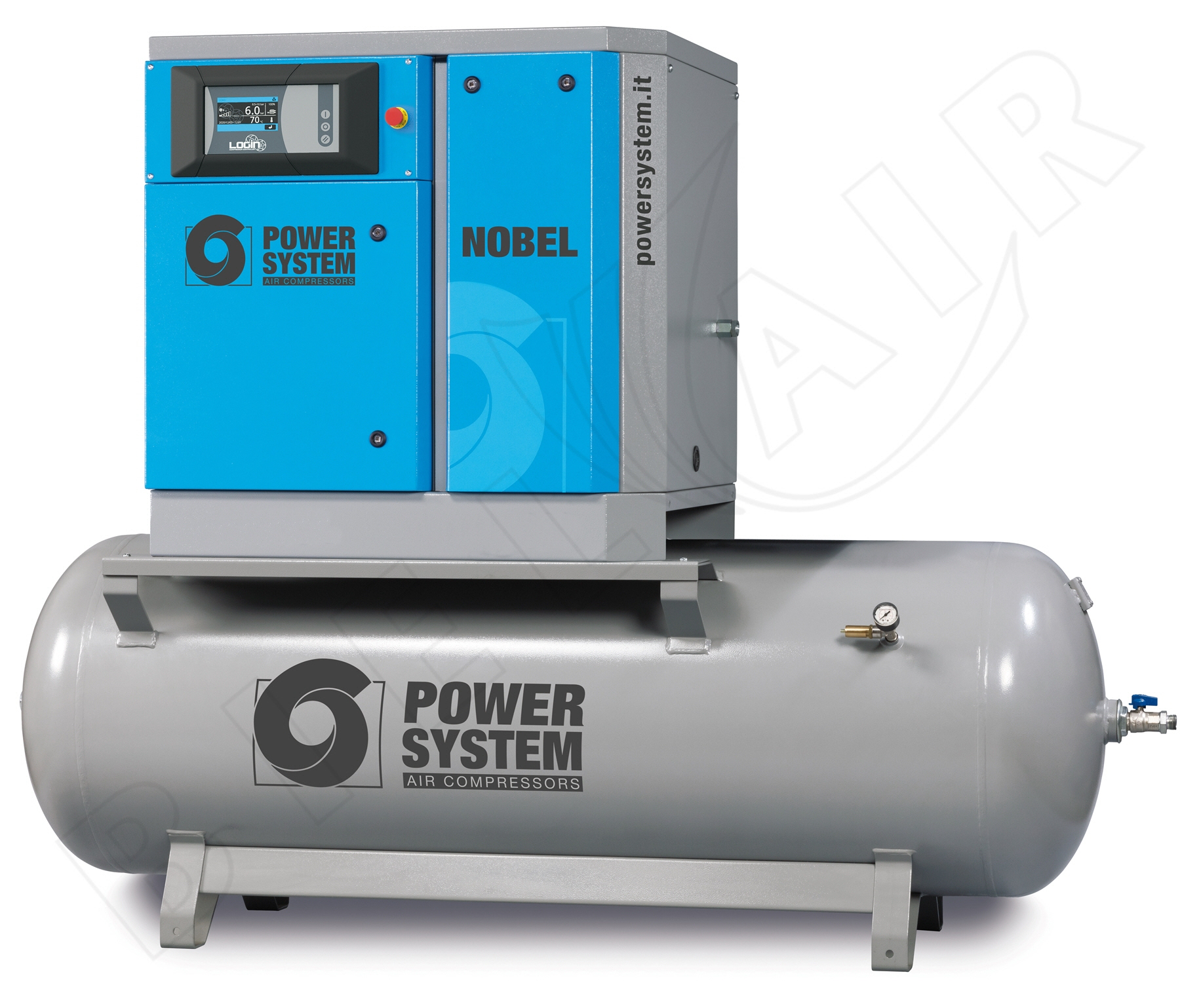POWERSYSTEM Schraubenkompressor NOBEL 7.5-10 500 (IE3) LOGIN Schraubenkompressoren