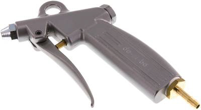 Alu Ausblaspistole, dosierbar 6 mm mit Kurzdüse Ø 1,5 (Standard) Aluminium