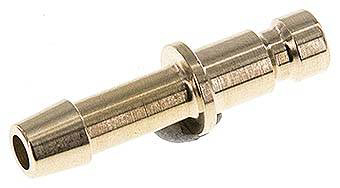 Kupplungsstecker (NW2,7) 4mm Schlauch, Messing, für Drucklufttechnik Messing