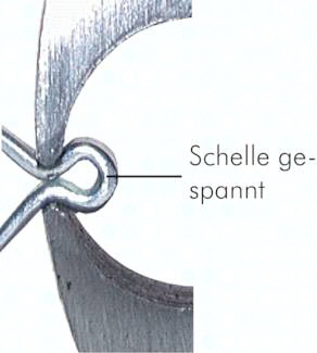 2-Ohr-Schlauchschelle 3,4 - 5mm, Stahl verzinkt (W1) 2-Ohr-Schlauchschellen