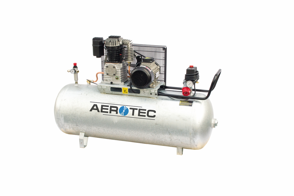 AEROTEC Kolbenkompressor 550-200 Z PRO liegend Stationär