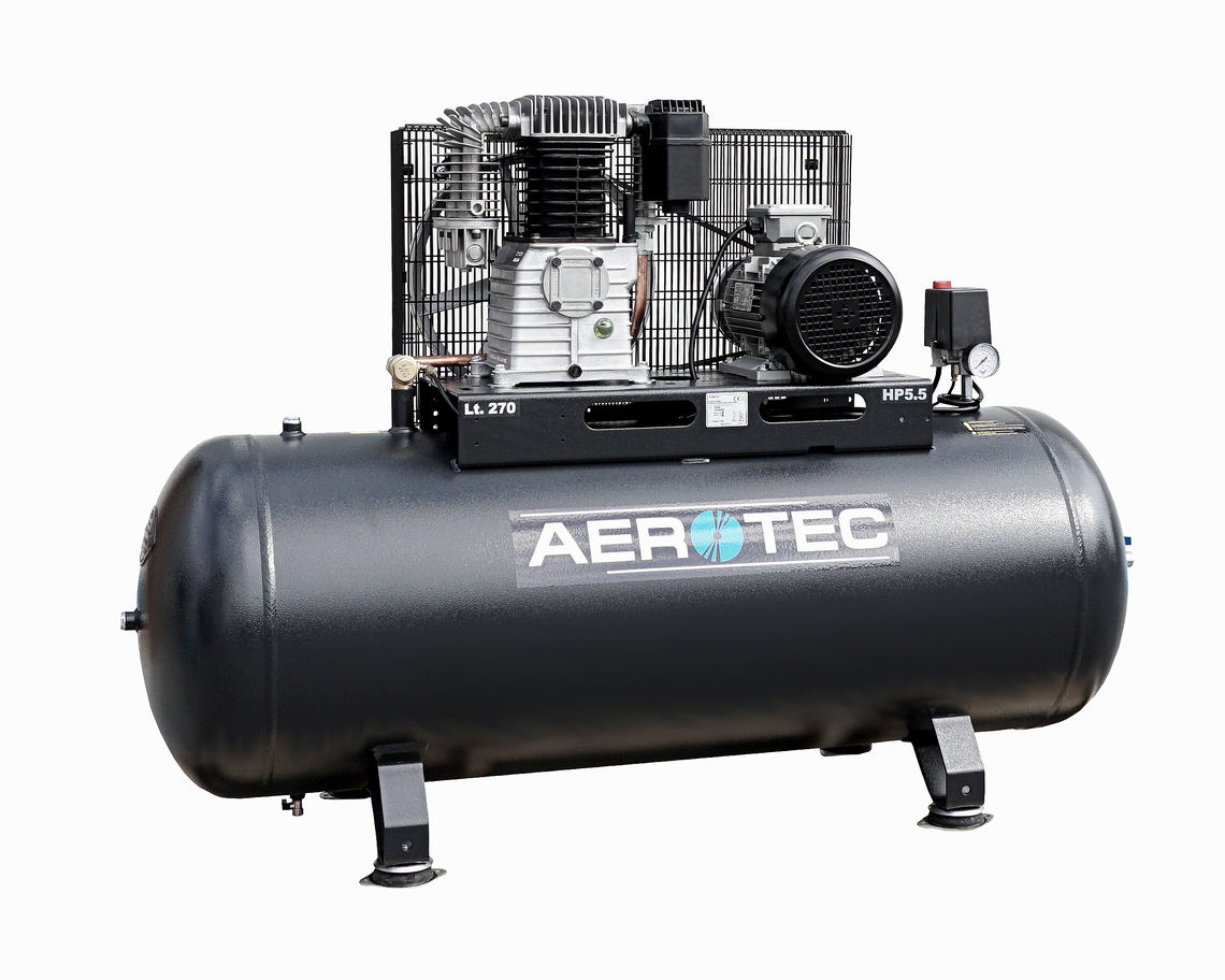 AEROTEC Kolbenkompressor 650-270 PRO 10 bar liegend Stationär