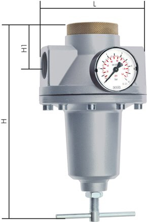Druckregler G 1-1/4", 0,5 - 10bar, Baureihe Standard 7, 15100 l/min Druckregler