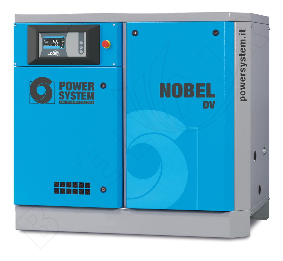 POWERSYSTEM Schraubenkompressor NOBEL 11-08 DV (IE3) LOGIN Frequenzgesteuert