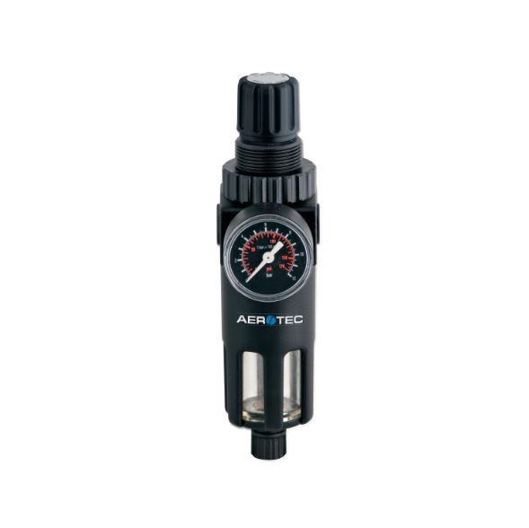 AEROTEC Filter Druckregler FX 3130 1/4" Filter- Wasserabscheider 0-8bar Druckregler