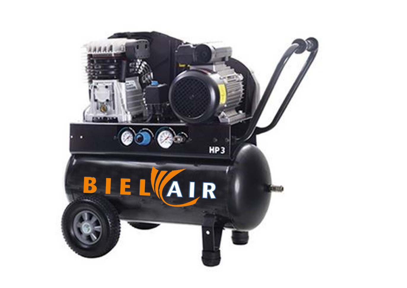 BIELAIR Kolbenkompressor Leon 230 Fahrbar 2,2KW | 10bar | 230l/min. Kolbenkompressoren