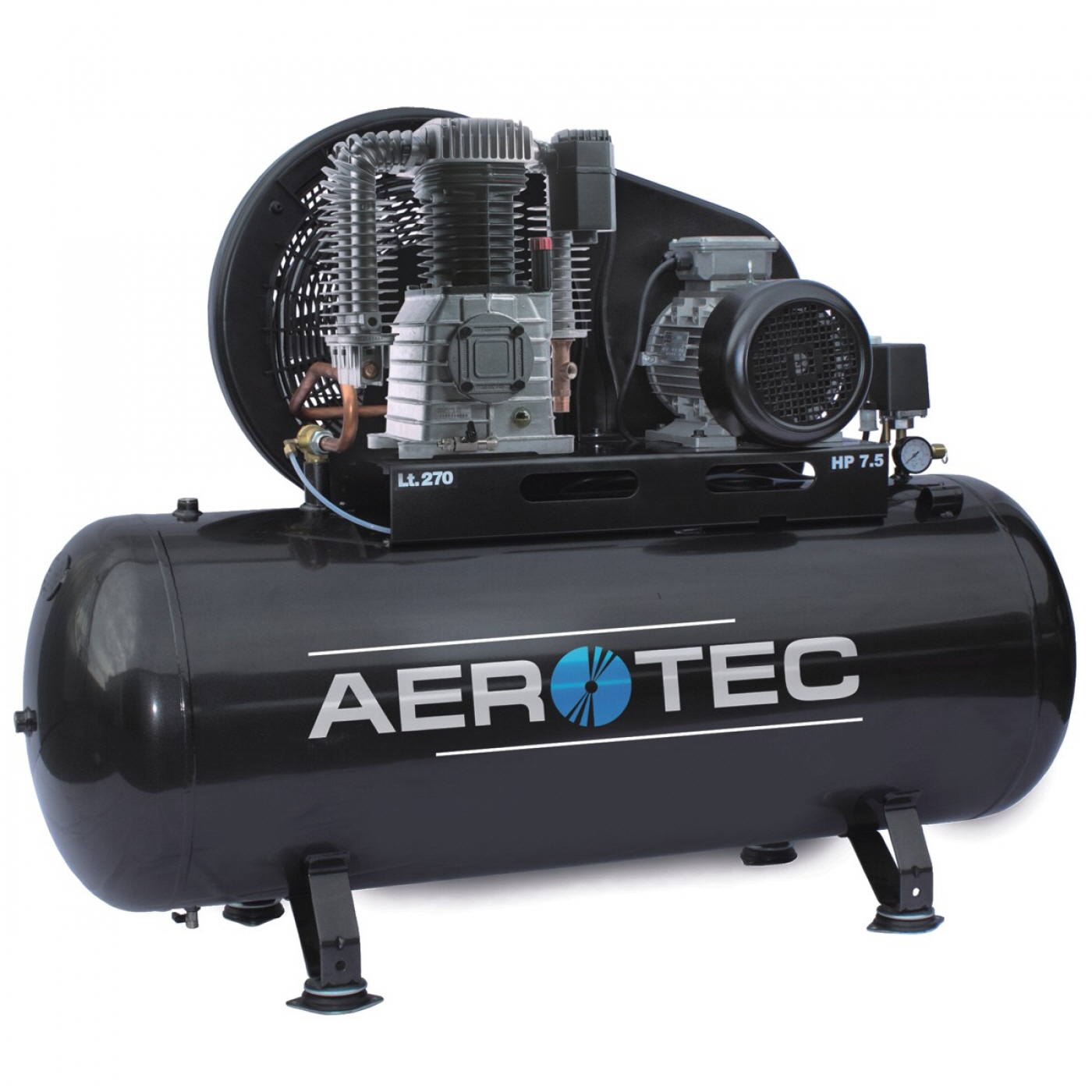 AEROTEC Kolbenkompressor N60-270 FT liegend Pro Stationär