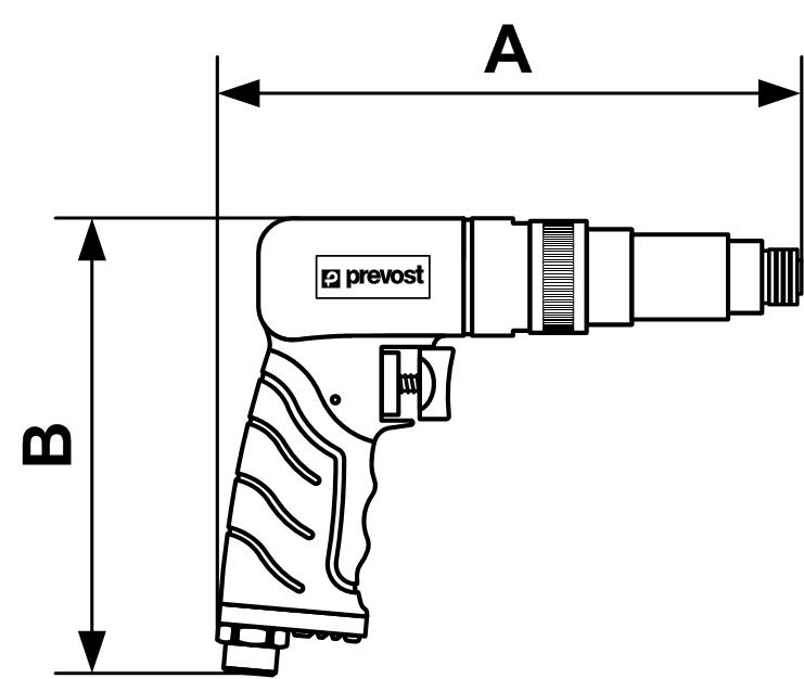 PREVOST Pistolenschrauber TSD P0800I Schrauber