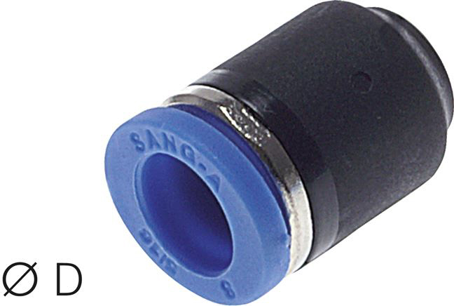 Verschlusskappe für 8mm Schläuche, IQS-Standard Standard